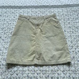 Lands end girls yellow skirt
